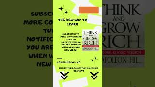 🔘 Think And GROW RICH AudioBook 🔝 By Napoleon Hill Author 🎧 [upl. by Torrey]