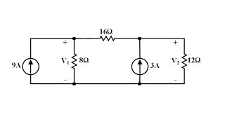 Devre Teorisi Ders 16 Düğüm Analiz Yöntemi Örnek 1 Nodal Analysis Example 1 [upl. by Arved]