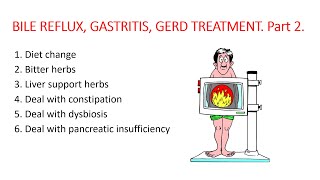 BILE REFLUX GASTRITIS GERD TREATMENT Part 2 [upl. by Anair]