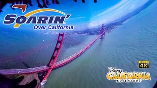 Soarin Over California On Ride 4K POV Disney California Adventure Disneyland Resort 2022 03 22 [upl. by Shina]