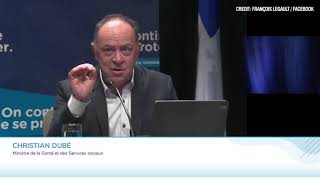 Quebec government reveals new projections quotOur behaviour must not changequot [upl. by Imoen]