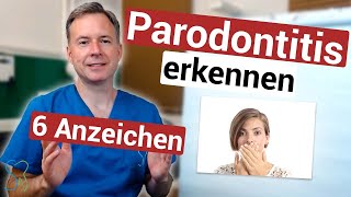 Wie erkenne ich eine Parodontitis  6 Punkte [upl. by Haram364]