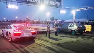 VW Pfingstttreffen Bautzen 2019  Nightrace 18 Meile  Dragrace  Wild Wild East  Turbo Sound [upl. by Gwyneth164]