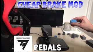 Cheap brake mod part 2 Thrustmaster T3PA  T300  T150 pedals [upl. by Asirrom]