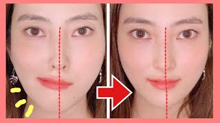 How to Fix Asymmetrical Face with Japanese Face Massage in 3 mins [upl. by Austina]