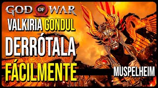 VALQUIRIA GONDUL  Cómo derrotar a la Valkiria de Muspelheim  GOD OF WAR  ¡Valkiria muy difícil [upl. by Eiramyma]