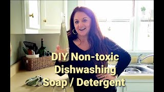 DIY Nontoxic Dishwashing Soap  Detergent [upl. by Now917]