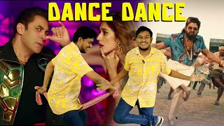 DANCE BADA DANCE🤡 I tried simple dance steps  Indian Funniest Movie Dance  Salman Khan Pushpa 2 [upl. by Nicko48]