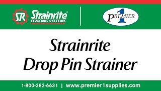 Strainrite Drop Pin Strainer [upl. by Notrom]