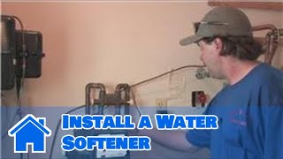 Water Softeners  How to Install a Water Softener [upl. by Anyaj280]