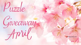 Aprils Puzzle Giveaway [upl. by Ileray]