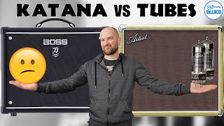 Boss Katana vs Tube Amp Can the Katana Keep Up [upl. by Acissej637]