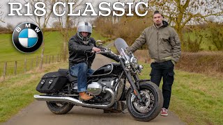 BMW R 18 Classic World First Review InDepth The coolest touring cruiser motorcycle on the planet [upl. by Ellemrac]