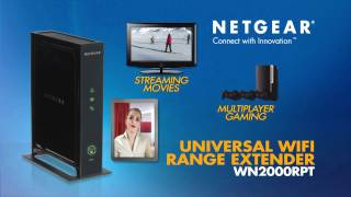 NETGEAR Universal WiFi Range Extender WN2000RPT Product Tour [upl. by Layne61]