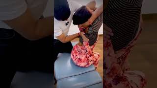 Mid back pain treatment reels viralvideo trending ytshorts [upl. by Ahsilef]