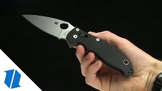 Spyderco Manix 2 Folding Knife Overview [upl. by Afrikah]