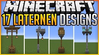 17 Laternen Designs ✨ Minecraft 121 ✨ErikOnHisPeriod [upl. by Enamrahc335]