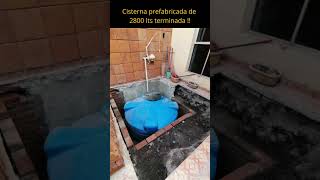 💧 Instalación de una cisterna prefabricada Rotoplas  ampliacion remodelacion casas cisternas [upl. by Coward]