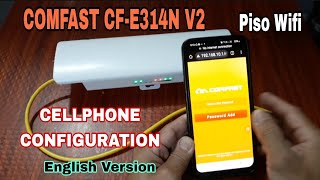 COMFAST CFE314N V2 CONFIG USING CELLPHONEENGLISH VERSION [upl. by Eimmelc]