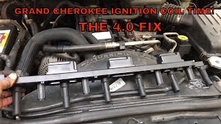 How To Replace Ignition Coil 40 19992004 Jeep Grand Cherokee [upl. by Odnavres]