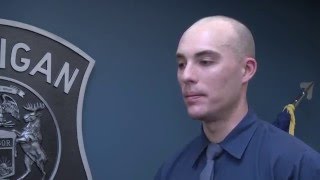 A Day in the Life of a Michigan State Police Trooper Recruit [upl. by Llenaj]