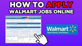 How To Apply For Walmart Jobs Online 2025 [upl. by Atinob]