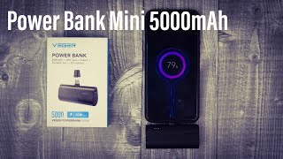 Power Bank Mini 5000mAh VEGER Unboxing [upl. by Ingra442]