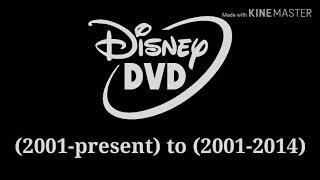 Disney DVD Logo History 2001present to 20012014 [upl. by Esirehs]