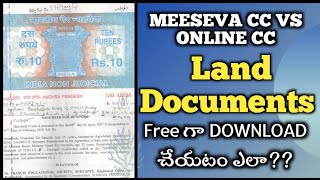 How to download Online CC for free ManaSachivalayam [upl. by Rehpotsirahc136]