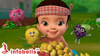 ചിട്ടി പഴം വിൽപനക്കാരൻ  Pretend Play  Malayalam Cartoon Stories  Infobells malayalamkidscartoon [upl. by Olbap]