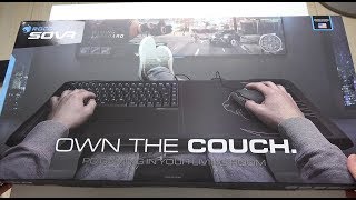 Roccat Sova Membrane Gaming Lapboard [upl. by Orvie]