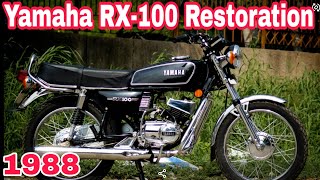 Yamaha RX100 full restoration completed👍  1988 model  part5  NCR Motorcycles [upl. by Seebeck139]