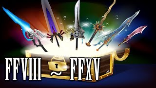 Las ARMAS más RARAS de cada FINAL FANTASY【FFVIII  FFXV】 [upl. by Molloy]