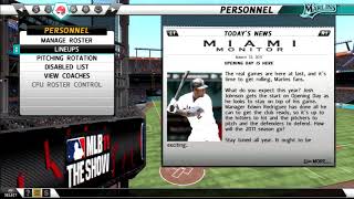 MLB 11 The Show PS3 Florida Marlins Season 2011 Season Preview  Marlins Roster [upl. by Edasalof972]