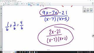 Lesson 101  Factorable Denominators [upl. by Lucky]