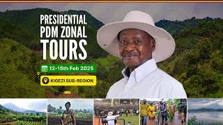 President Museveni PDM Performance Assessment Tour in Kigezi Subregion [upl. by Arriek]