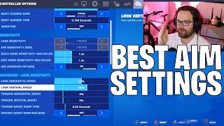 The Best FORTNITE Controller Settings for No Build AND Builds EXPLAINED Fortnite Settings [upl. by Aneeb]