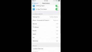 How to Set Restrictions on an iPhone or iPad [upl. by Marybella]