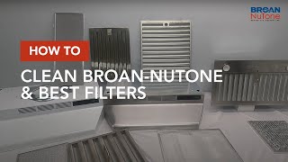 How to Clean BroanNuTone and BEST Filters [upl. by Beker]