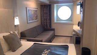 MSC Cruises  Seascape Ocean View Cabin [upl. by Mamie]