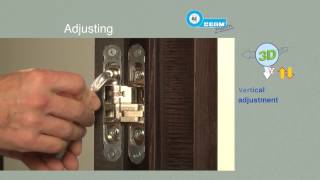 CEAM Concealed Hinge 3D hinges adjusting [upl. by Straus]