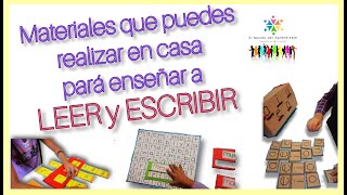 🅰️🆎 Enseñar a leer  5 Materiales para ENSEÑAR a LEER y a ESCRIBIR  método SENCILLO y Rápido 🚀 [upl. by Leifeste332]