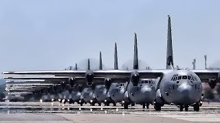 C130J Super Hercules • Mass Launch In Japan 2018 [upl. by Henson135]