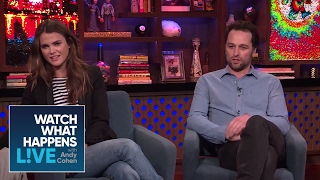 Matthew Rhys Drunkenly Asked For Keri Russell’s Number  WWHL [upl. by Aivatan]