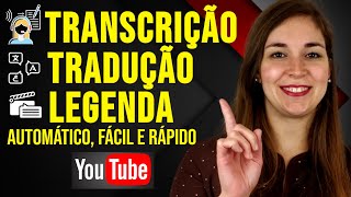 Como Fazer Transcrição Tradução e Legenda de Áudios e Vídeos para o Youtube Passo a Passo [upl. by Aroda]