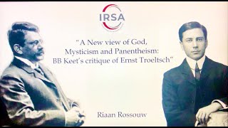 Mysticism and Panentheism  Riaan Rossouw [upl. by Anaitsirk]