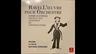 Vinyl Ravel  Rapsodie espagnole CluytensOSCC [upl. by Schriever622]