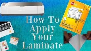 How to Laminate Your Sticker Paper to Avoid Bubbles or Creases [upl. by Einaffets]