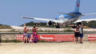 skiathos airport crazy take off [upl. by Chamberlin]