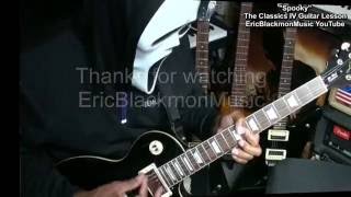 How To Play SPOOKY Classics IV On Guitar Chords Lesson  EricBlackmonGuitar [upl. by Enomad]